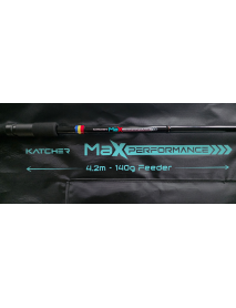 Lanseta Katcher MaxPerformance Feeder 4.2m, 140g, 3+3buc